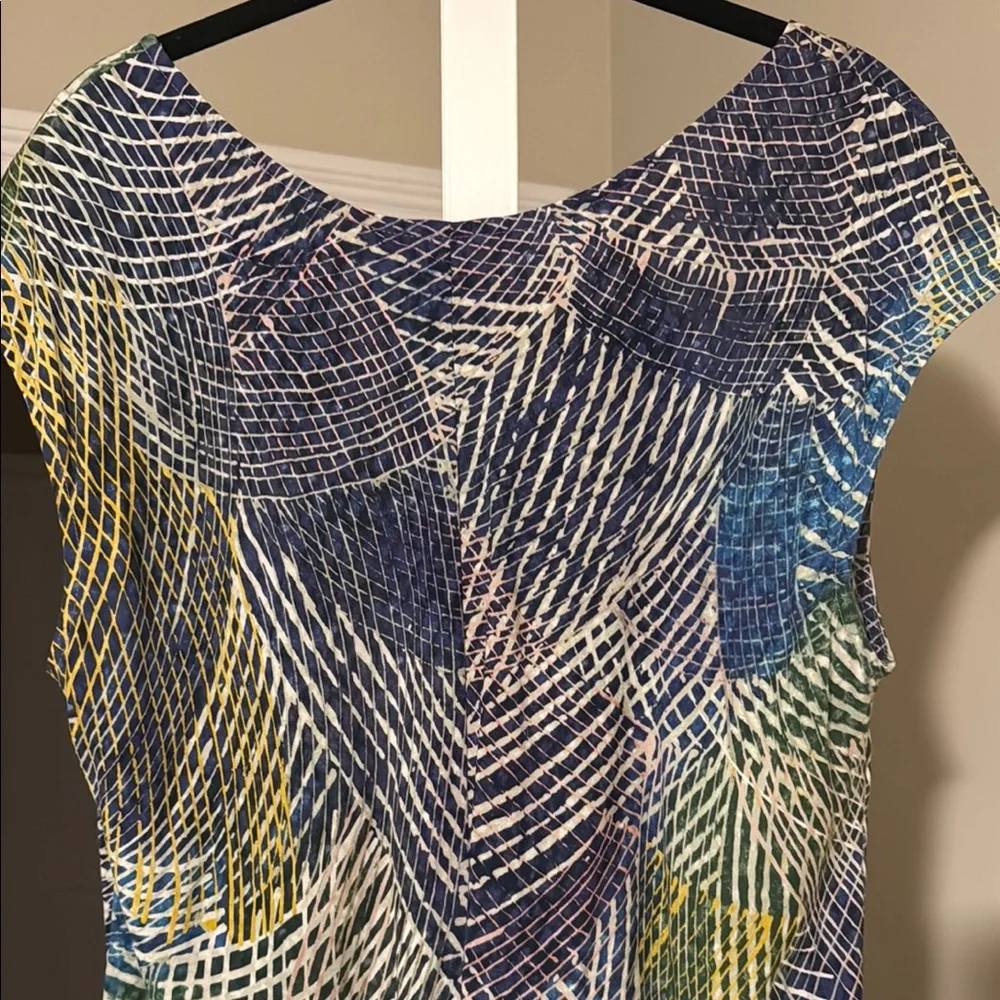 Jams World Blue and Green Abstract Dress - Picture 5 of 5